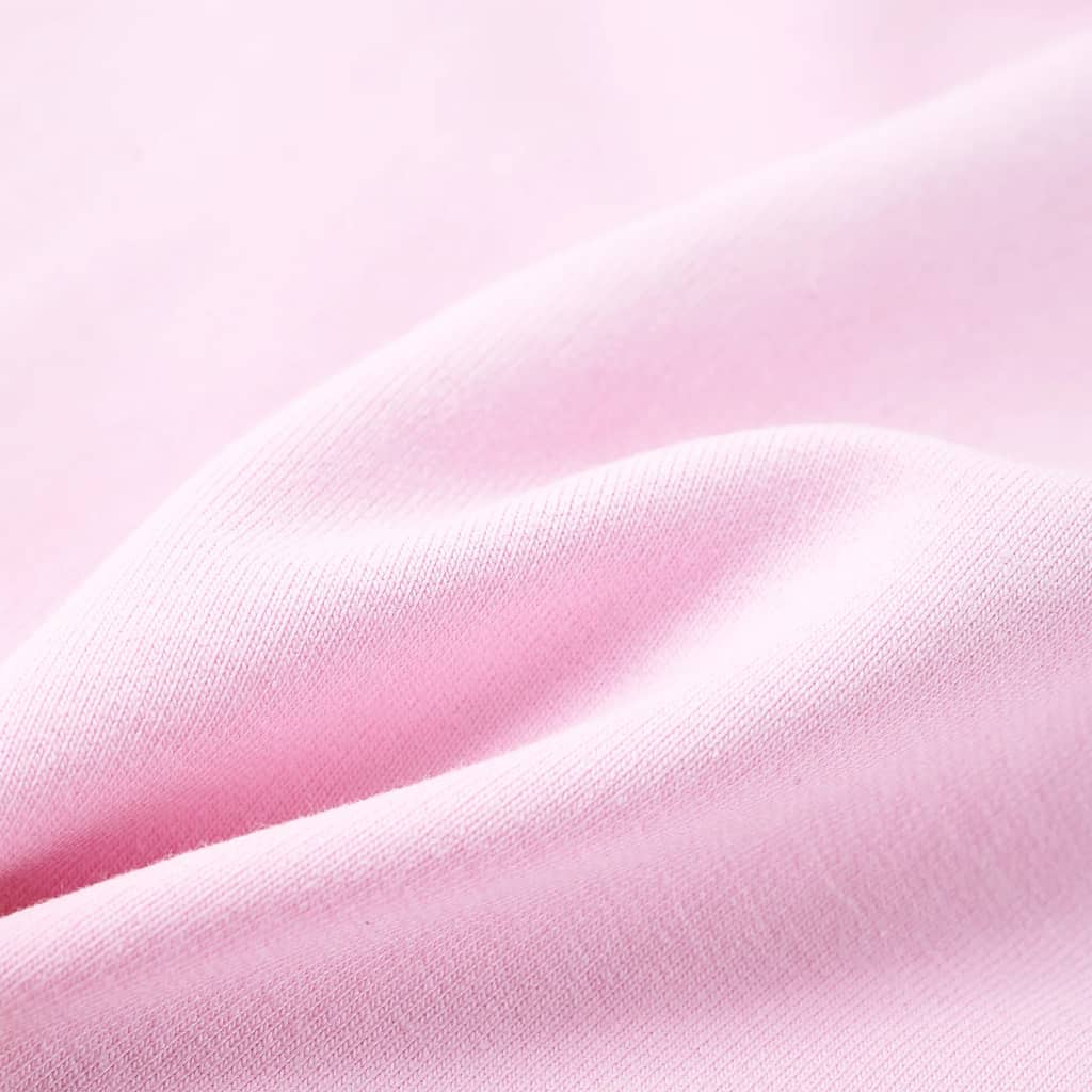 Sweat à capuche enfant rose clair 104