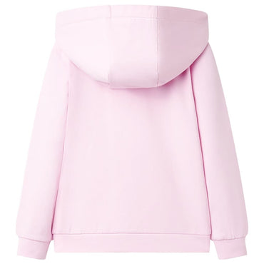 Kinder-Kapuzenpullover Hellrosa 128