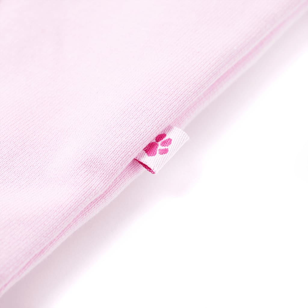 Sweat à capuche enfant rose clair 128