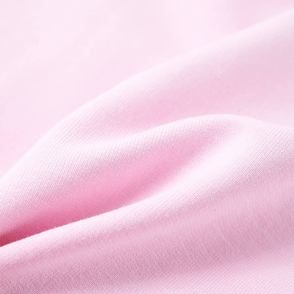 Sweat à capuche enfant rose clair 128