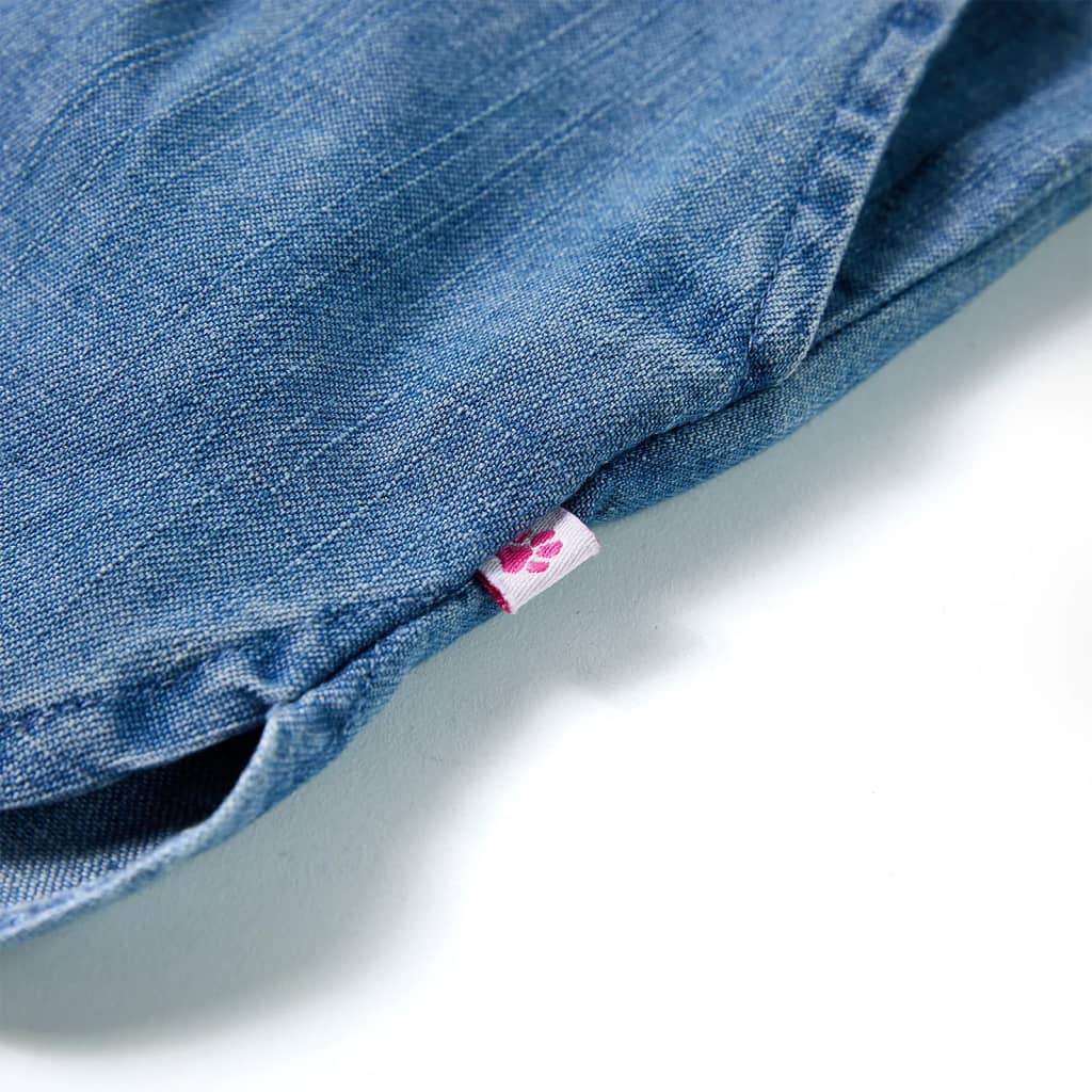 Kindershorts Jeansblau 116