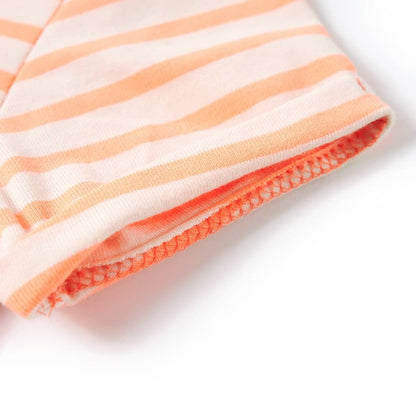 Kinder-T-Shirt Neonorange 128