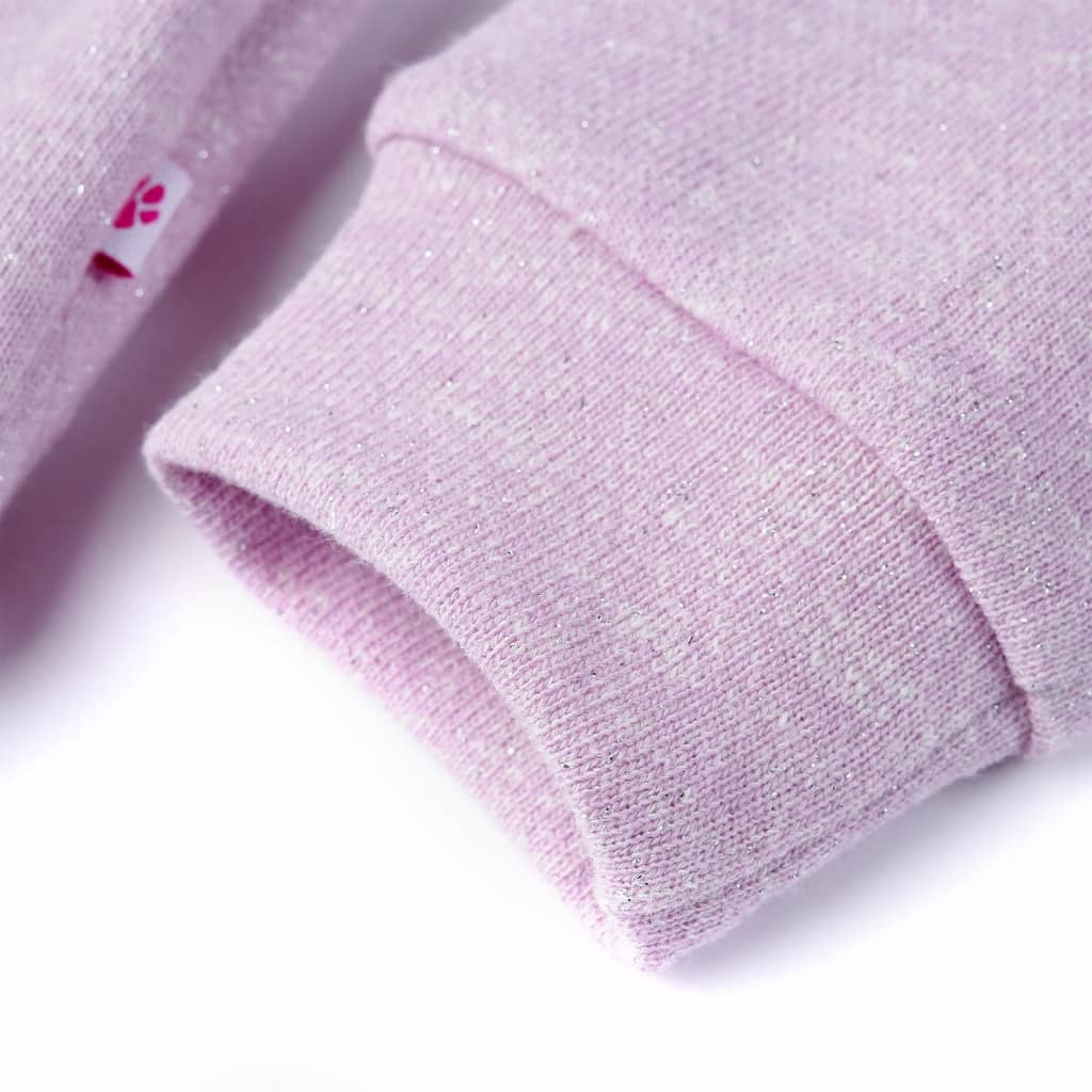 Sweat-shirt à capuche zippé enfant violet 116