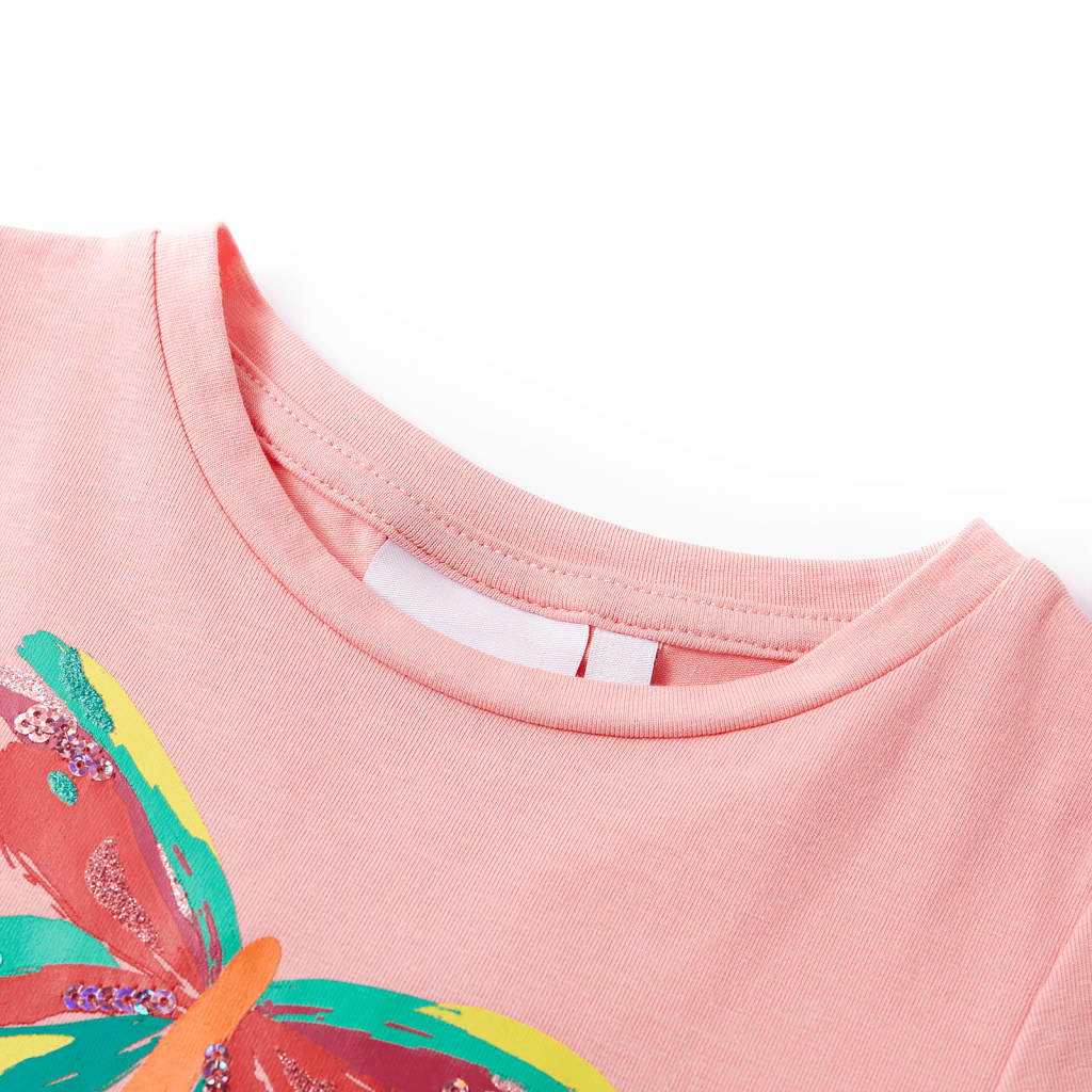 Kinder-T-Shirt Rosa 128