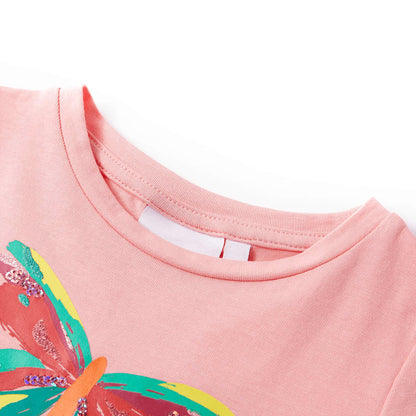 Kinder-T-Shirt Rosa 140