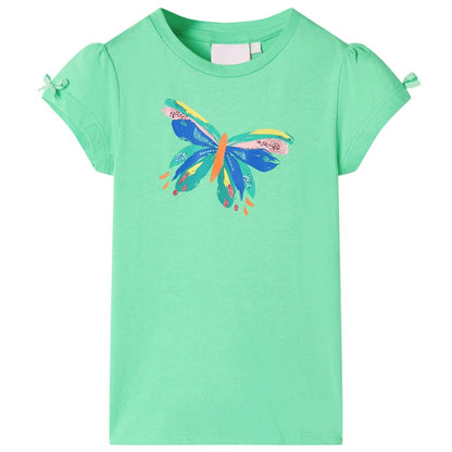 Kinder-T-Shirt Hellgrün 104