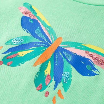 Kinder-T-Shirt Hellgrün 104