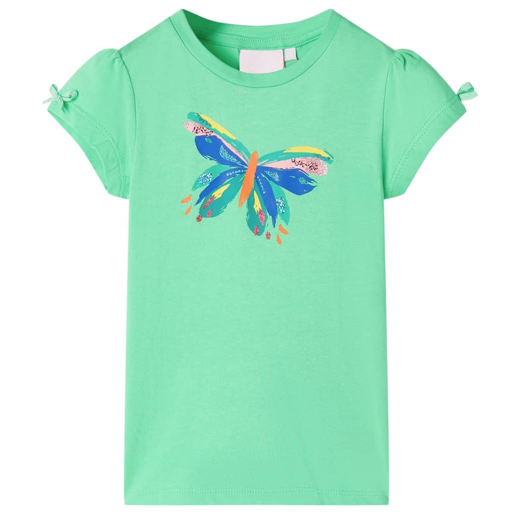 T-shirt enfant vert clair 128