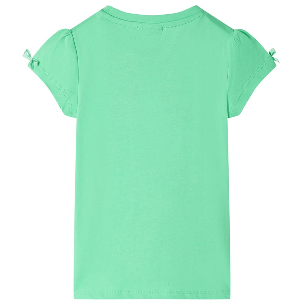 Kinder-T-Shirt Hellgrün 140