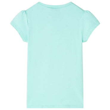 T-shirt enfant vert menthe clair 128