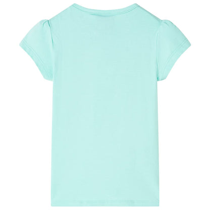 T-shirt enfant vert menthe clair 128