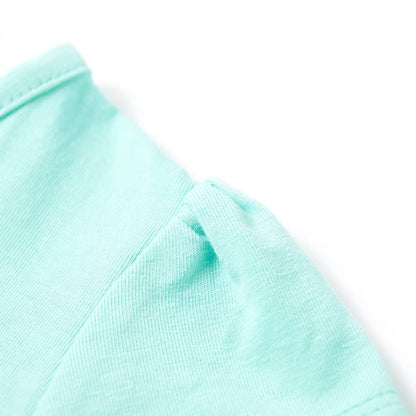 T-shirt enfant vert menthe clair 128