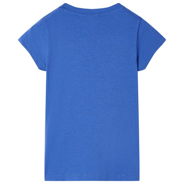 T-shirt enfant bleu cobalt 104
