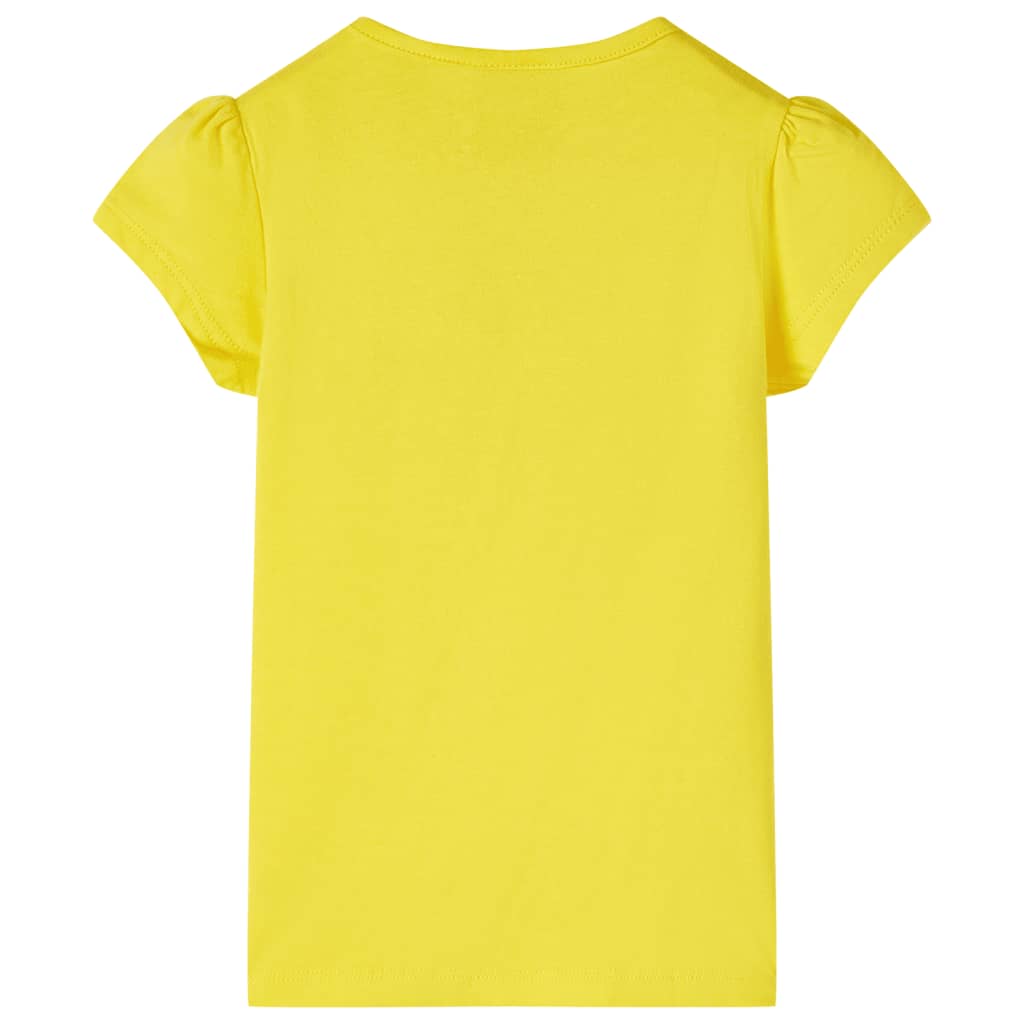 T-shirt enfant jaune 140