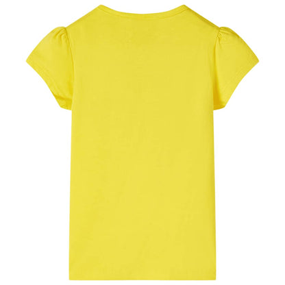 T-shirt enfant jaune 140