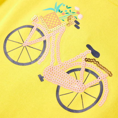 T-shirt enfant jaune 140