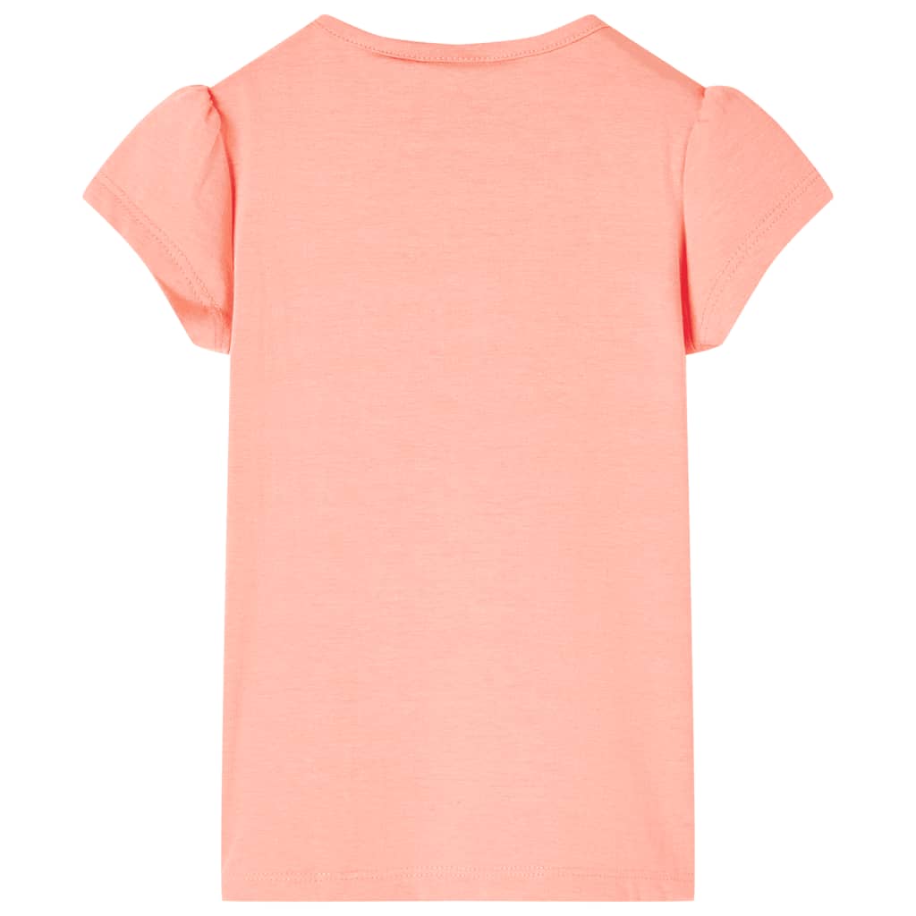 T-shirt enfant rose corail 104