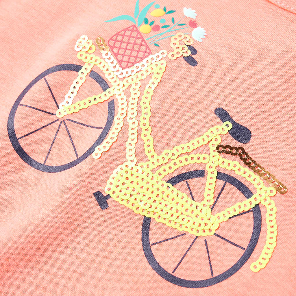 T-shirt enfant rose corail 104