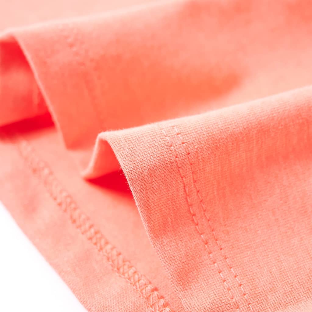 T-shirt enfant rose corail 104