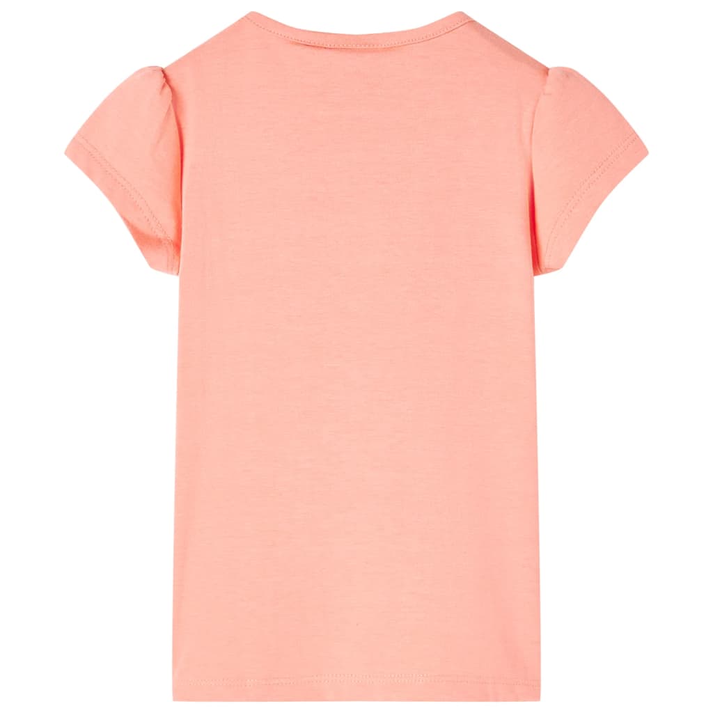 T-shirt enfant rose corail 128
