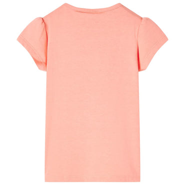T-shirt enfant rose corail 128
