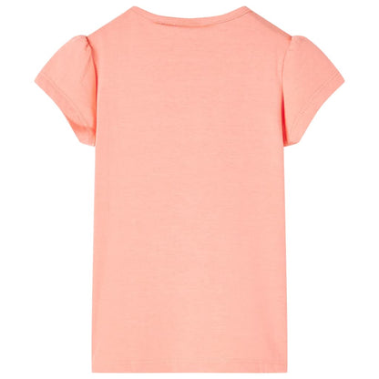 T-shirt enfant rose corail 128