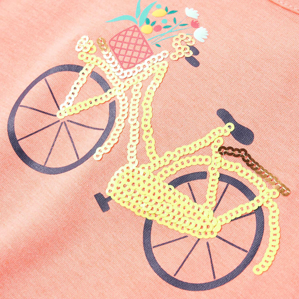T-shirt enfant rose corail 128