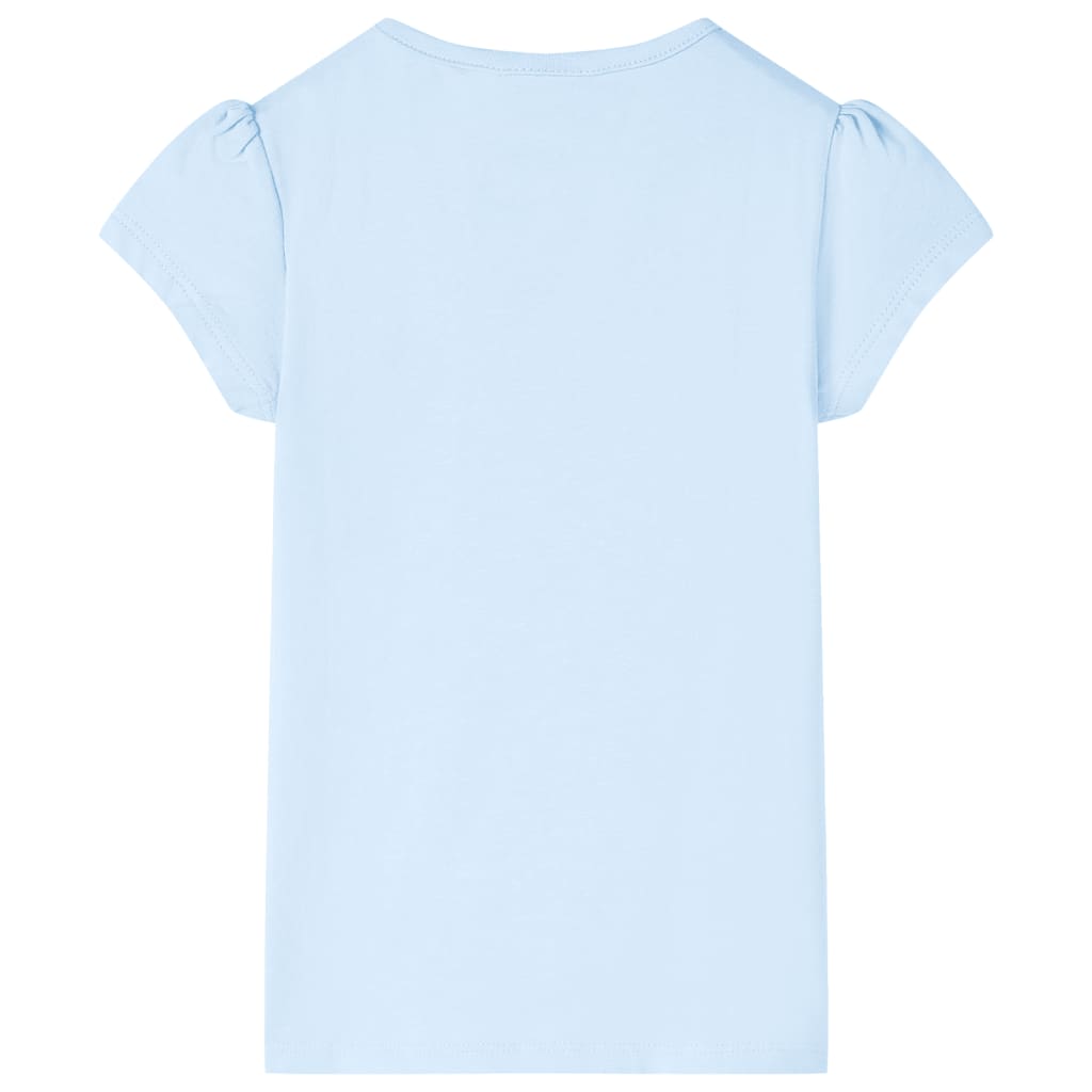 T-shirt enfant bleu clair 128