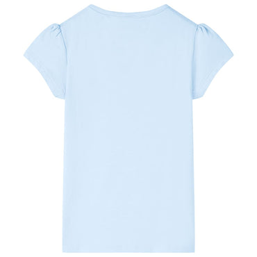 T-shirt enfant bleu clair 128