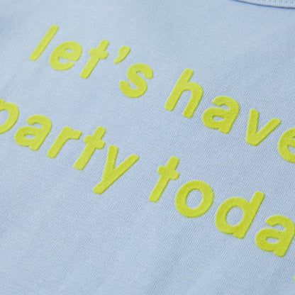 Kinder-T-Shirt Hellblau 92