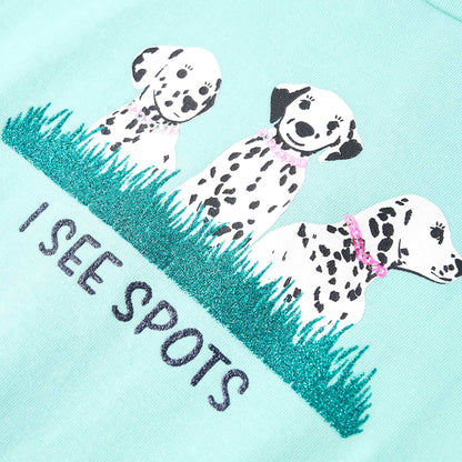 Kinder-T-Shirt Helles Minzgrün 116