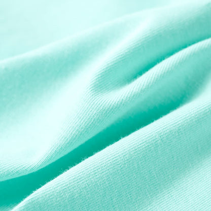 Kinder-T-Shirt Helles Minzgrün 116