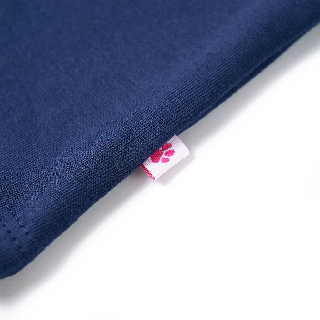 T-shirt enfant bleu marine 116