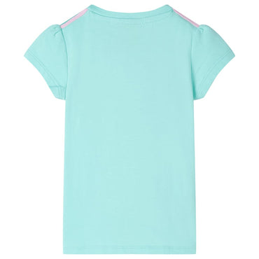 T-shirt enfant vert menthe clair 92