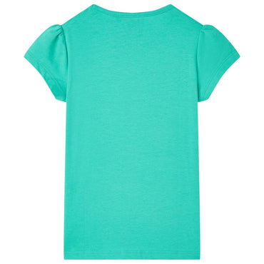 Kinder-T-Shirt Minzgrün 128