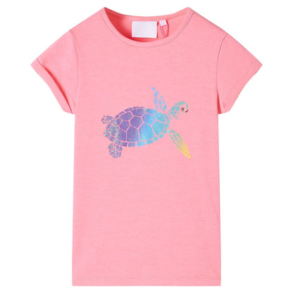 T-shirt enfant rose clair 140