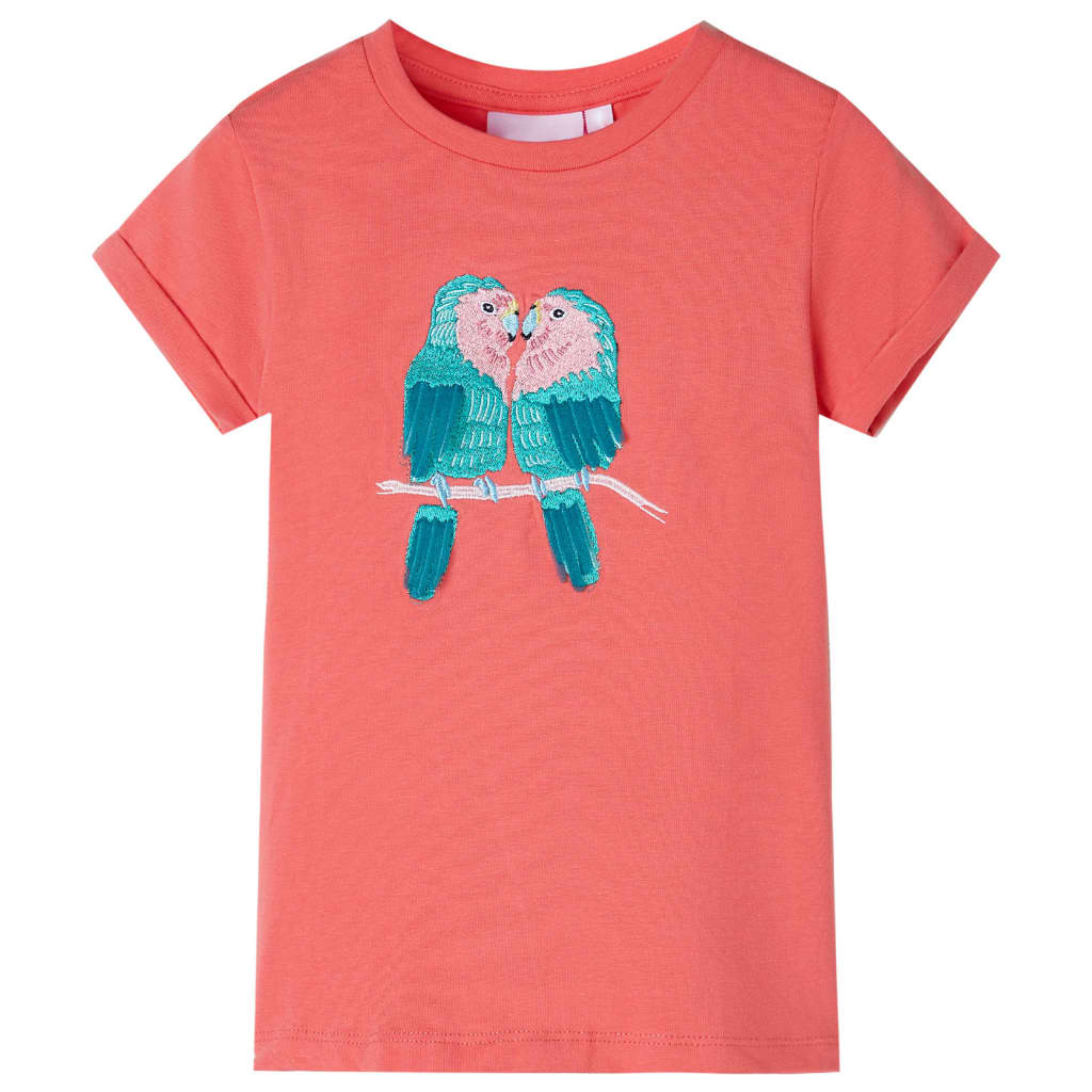 T-shirt enfant rose corail 116