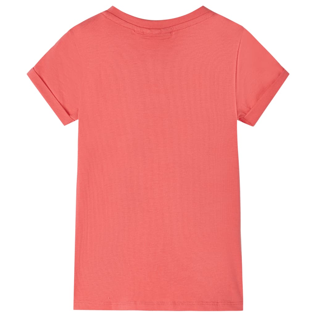 T-shirt enfant rose corail 116