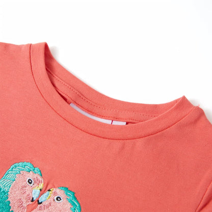 T-shirt enfant rose corail 116
