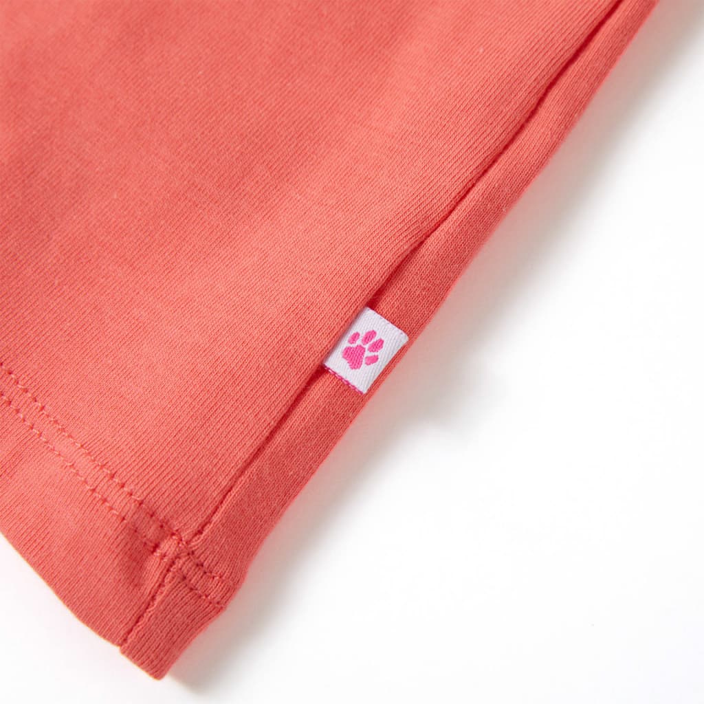 T-shirt enfant rose corail 116