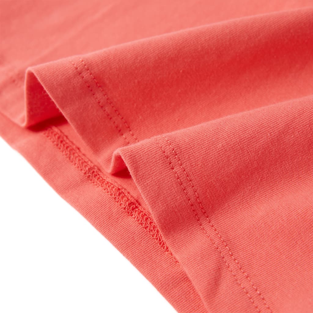 T-shirt enfant rose corail 116