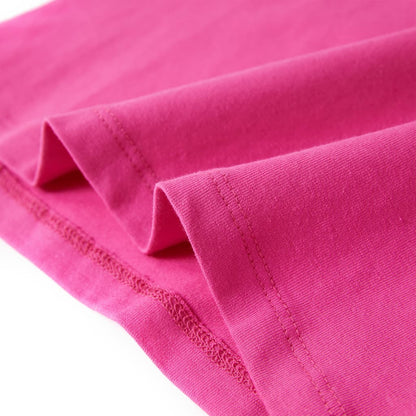 Kinder-T-Shirt Dunkelrosa 140