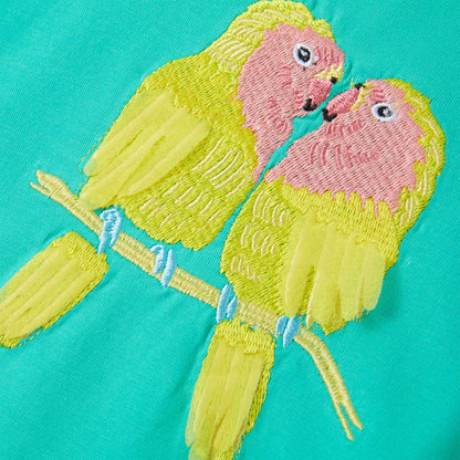 Kinder-T-Shirt Minzgrün 116