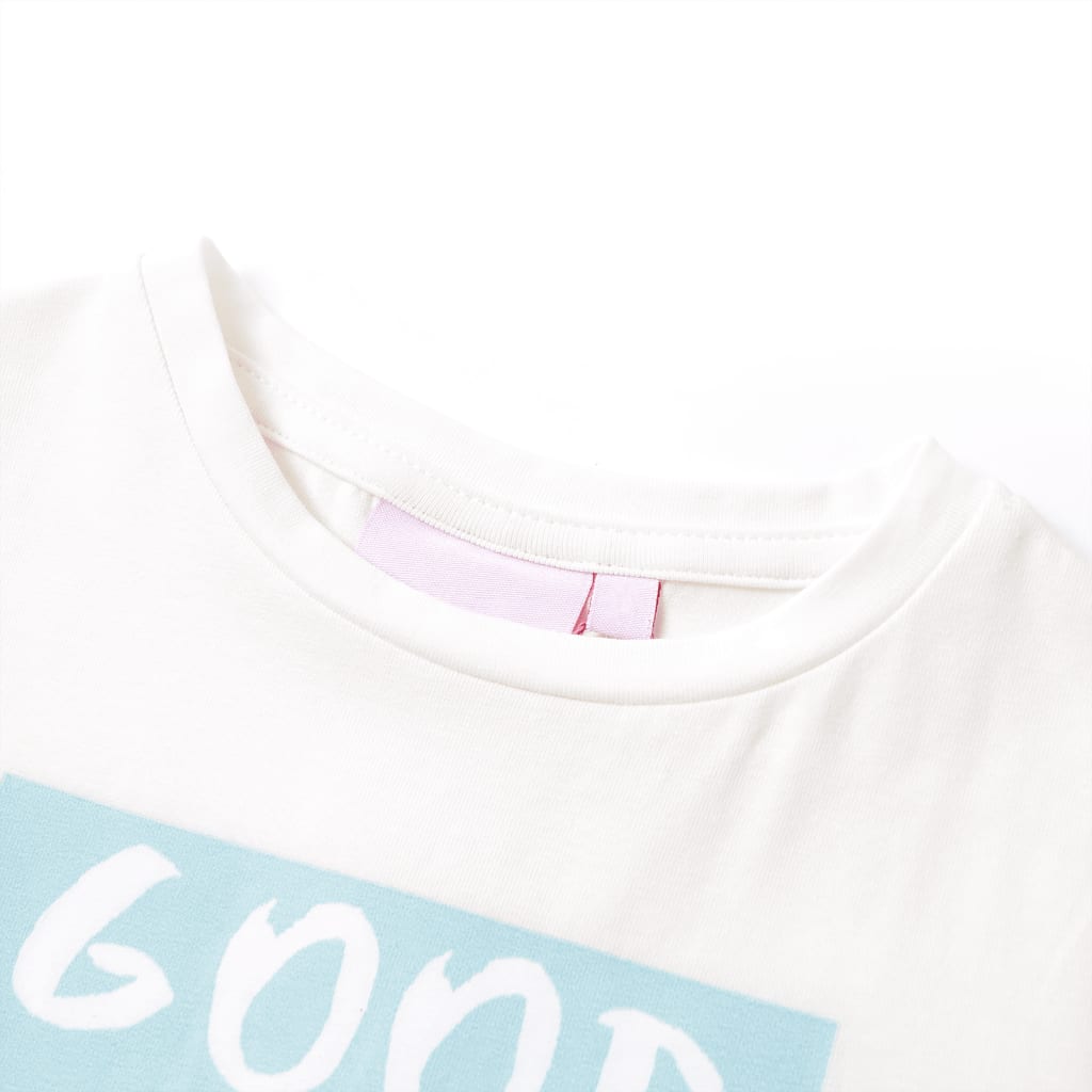 Kinder-T-Shirt Ecru 140