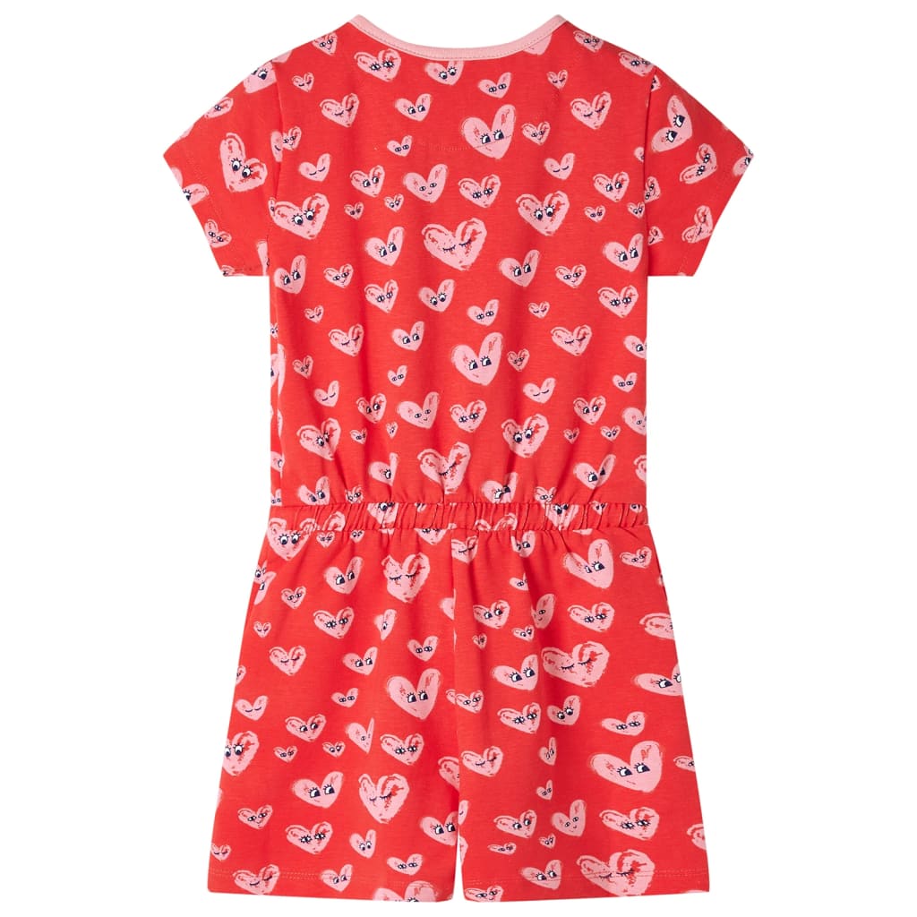 Combinaison de jeu enfant rouge 116