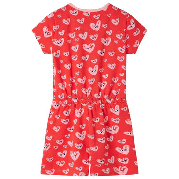 Combinaison de jeu enfant rouge 116
