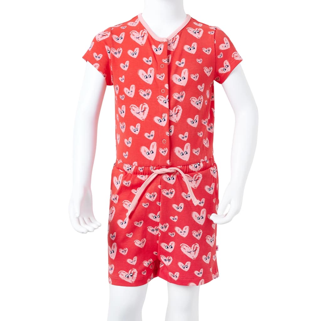 Combinaison de jeu enfant rouge 116