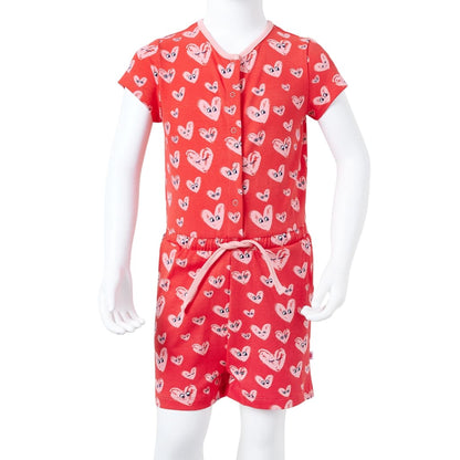 Combinaison de jeu pour enfants rouge 140