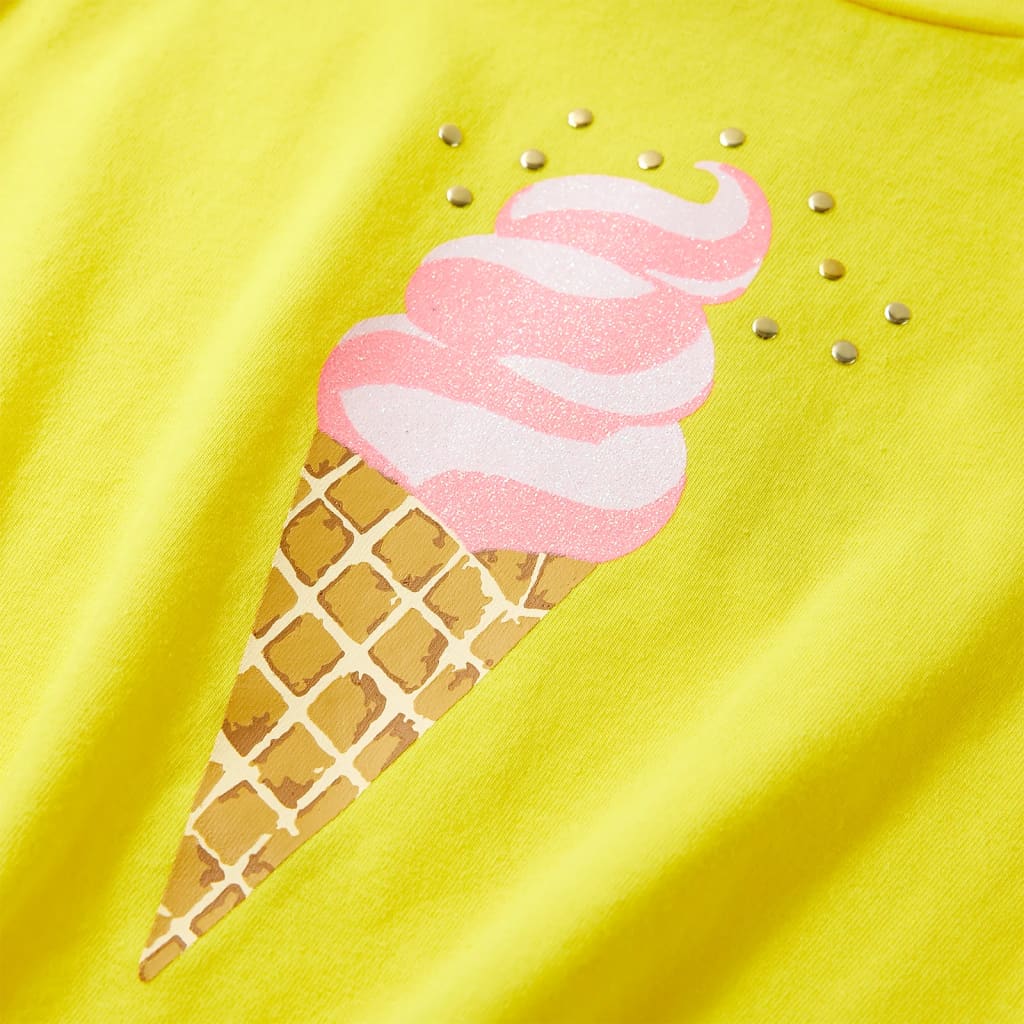 T-shirt enfant jaune 116