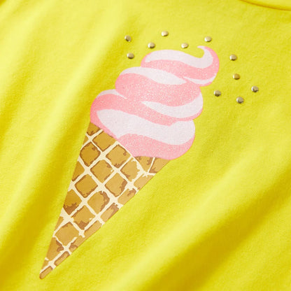 T-shirt enfant jaune 116
